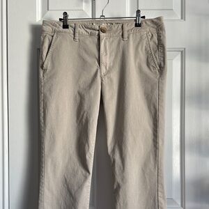American Eagle Outfitters Women's Tan Khaki Skinny Pants - 12 SHORT